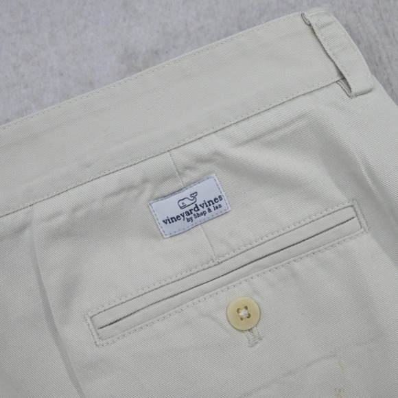 Vineyard Vines Other - Vineyard Vines Club Short Mens 36 Tan Cotton Twill Chino Casual Pockets
